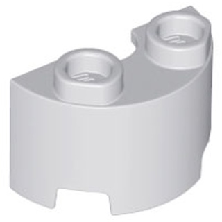 [952] ชิ้นส่วนเลโก้ Lego Part Cylinder Half 1 x 2 x 1 (68013) ราคา/ชิ้น