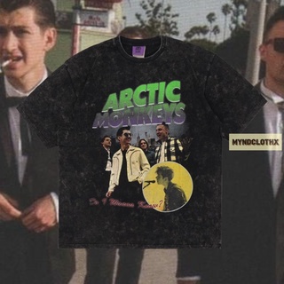 ถูกสุดๆเสื้อยืดแขนสั้น พิมพ์ลาย ARCTIC MONKEYS TOXIC1805 ขนาดใหญ่รหัสเต็ม