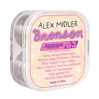 ลูกปืนสเก็ตบอร์ด Bronson Speed Co. Alex Midler Pro G3 Bearings