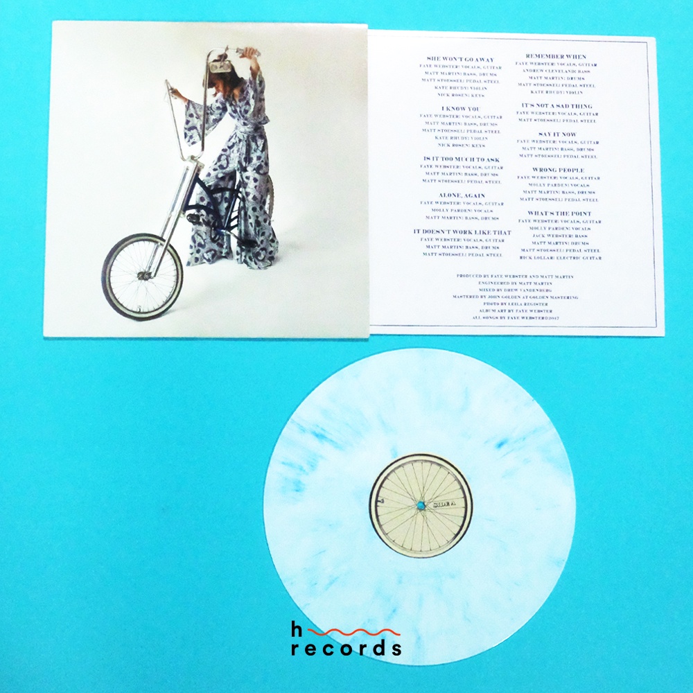 (ส่งฟรี) แผ่นเสียง Faye Webster - Faye Webster (Limited White with Dark Blue Splatter Vinyl)