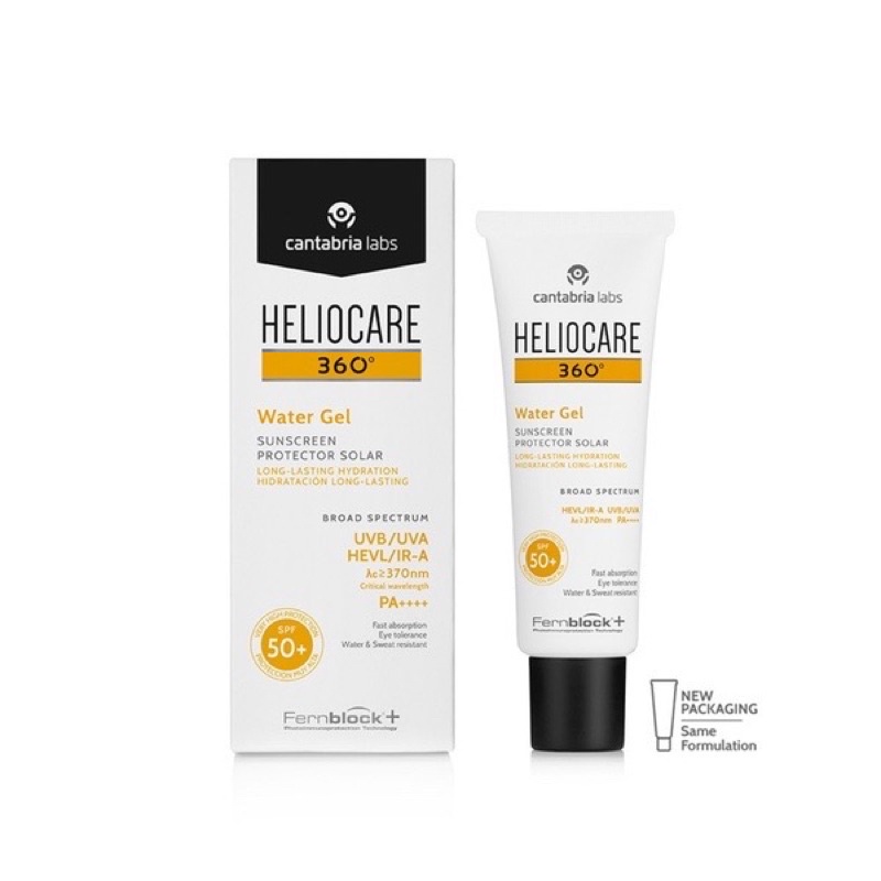Heliocare 360 Mineral Tolerance Fluid / Water Gel / Pigment solution Spf50 50
