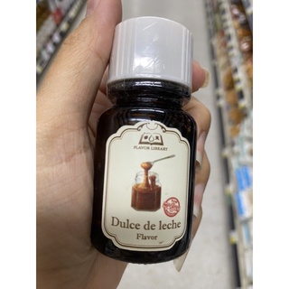 วัตถุแต่งกลิ่นรสเลียนธรรมชาติ กลิ่น แยมคาราเมล ตรา เฟลเวอร์ ไลบรารี 30 ml. Dulce De leche Milk Flavor ( Flavor Library Brand )