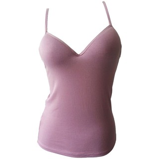 Anda Zcret Bra เสื้อชั้นในสายเดี่ยว บราในตัว Sexy Bra Top (สีม่วง)