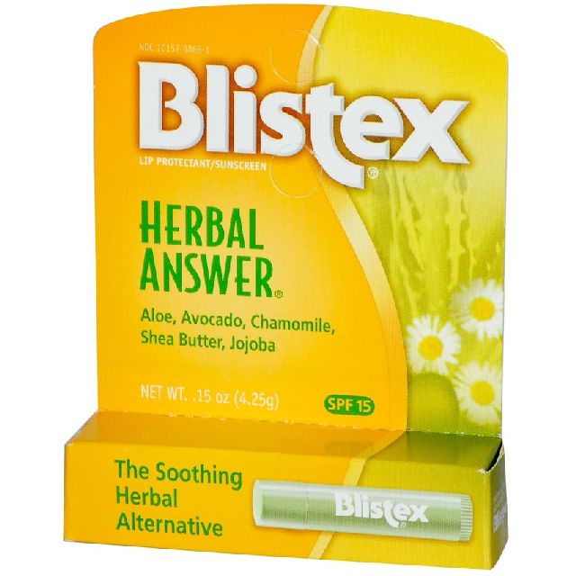 Blistex Herbal Answer Lip Protectant/Sunscreen SPF 15 0.15 oz