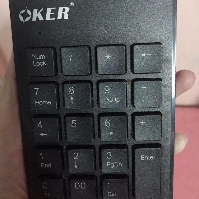 แป้นพิมพ์ตัวเลข OKER SK-975