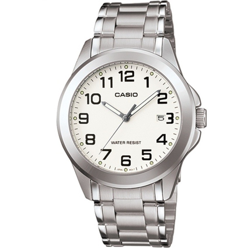 Casio นาฬิกาข้อมือผู้ชาย  สายสแตนเลส รุ่น MTP-1215A,MTP-1215A-7B2,MTP-1215A-7B2DF