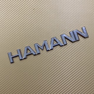 โลโก้* HAMANN  สีชุบโครเมี่ยม ขนาด* 3 x 21.8 cm ราคาต่อชิ้น