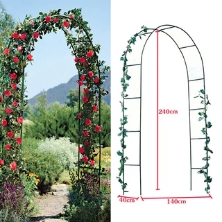 XPX ซุ้มกุหลาบเลื้อย ขนาด 13 mm เป็นเหล็กแข็งแรง น้ำหนักเบาและง่ายต่อการประกอบกับส่วนที่ถอดออกได้สำหรับความยาวที่ต้องการ