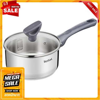 หม้อด้าม+ฝาแก้ว 16 cm TEFAL DAILY COOK เครื่องครัว SAUCEPAN WITH LID TEFAL DAILY COOK 16CM