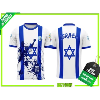 เสื้อยืด พิมพ์ลาย Israel Jersey World Cup 2022