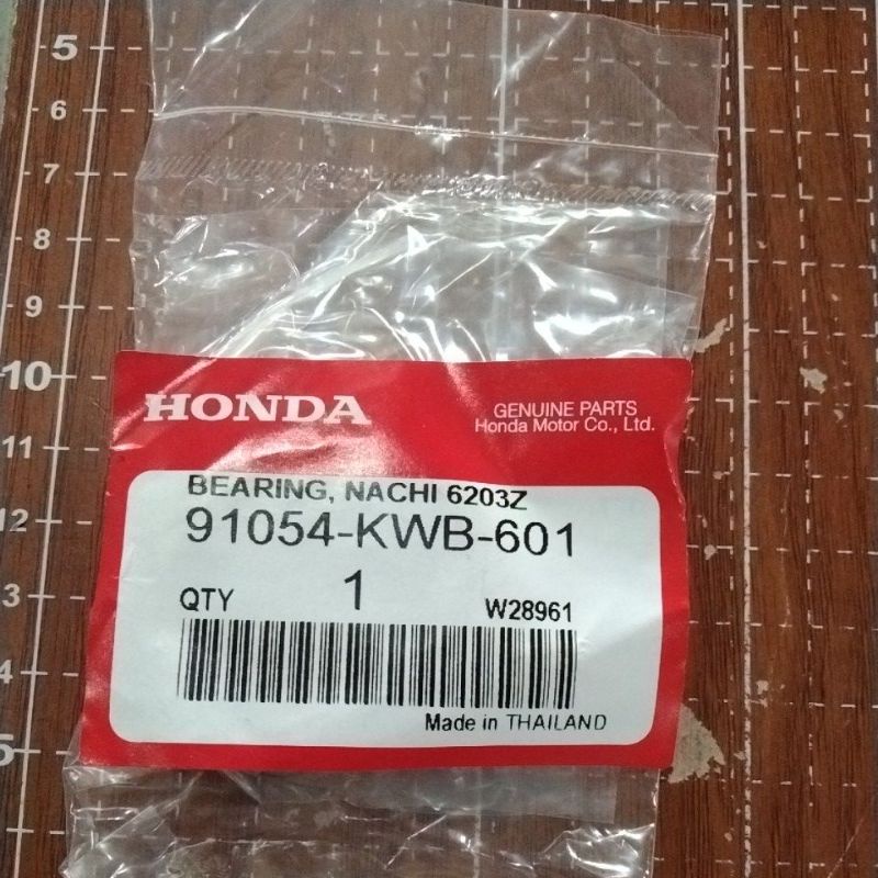 ลูกปืนเบอร์ 6203ใส่ดุมสเตอร์หลังHONDA ราคา ต่อ ชิ้น