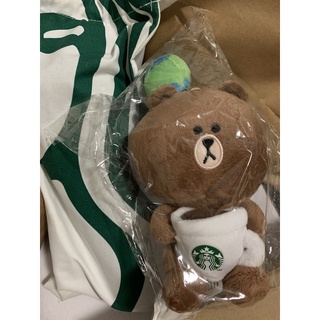 Starbucks พวงกุญแจ น้องหมี Brown