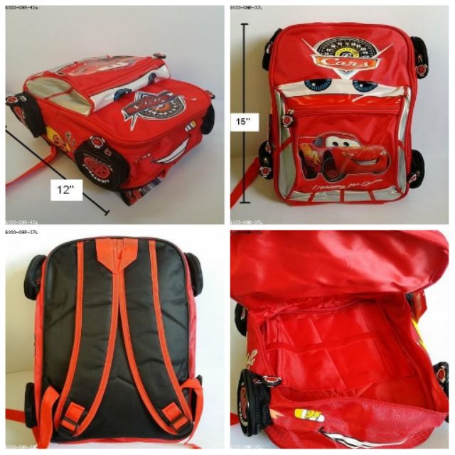 เป้ สะพายหลังลาย คาร์ Car Mcqueen