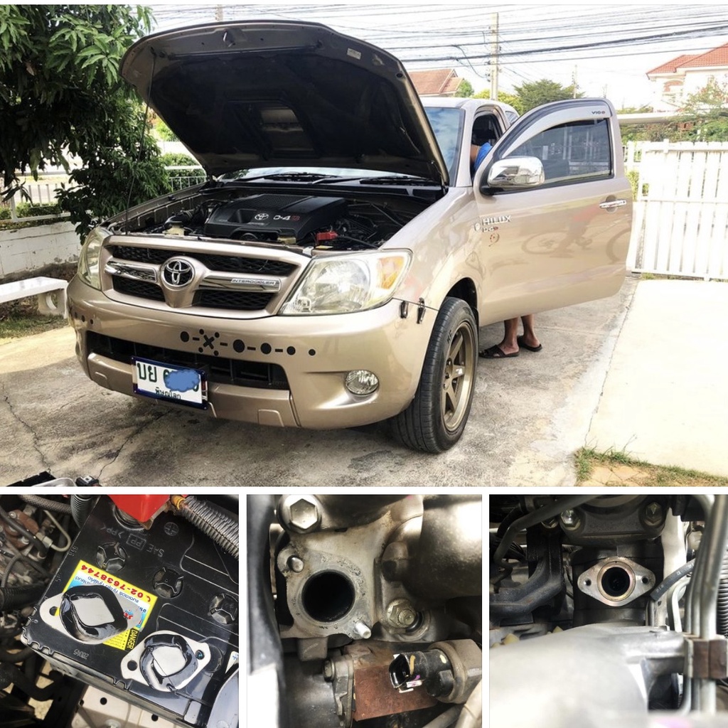 แผ่นอุด EGR TOYOTA TIGER 4D4 VIGO FORTUNER  ไทเกอร์ ดีโฟดี วีโก้ ฟอร์จูนเนอร์  > ปี 2002 03 04 05 06 07 08 09 10 11 2012 - รูปที่ 4