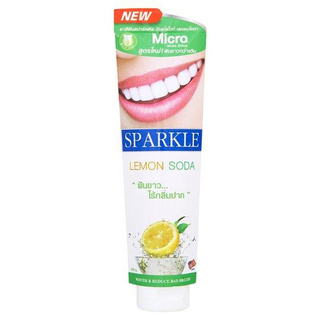 สปาร์คเคิล ดับเบิ้ลไวท์ เลมอนโซดา ยาสีฟัน 100กรัม (หลอด)/Sparkle Double White Lemon Soda Toothpaste 100 grams (tube)