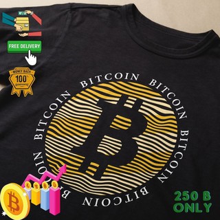 เสื้อยืด Bitcoin Crypto บิตคอยน์ คริปโต เนื้อผ้า Cotton Premium