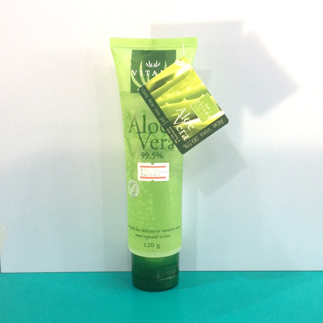 Vitara Aloe Vera After Sun Gel 120 G ไวทาร่า อโลเวร่า ว่านหางจระเข้ ❤︎พร้อมส่ง❤︎