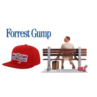 bubba gump cap หมวก เท่ ๆ กับความประทับใจที่ไม่รู้ลืม แก๊ป ฟอเรสกั้ม Forrest Gump  หมวกทรง HipHop สีแดง