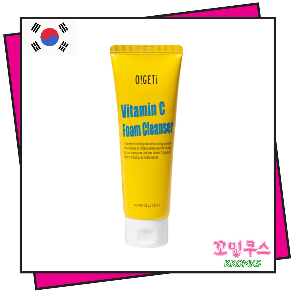 [KOREA] O!GET! Vitamin C Foam Cleanser 120g [A Business proposal Kim sejeong's pick]