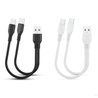 Capa 2 in 1 สายชาร์จแยก Type C USB C สําหรับอุปกรณ์ USB C สองชิ้น