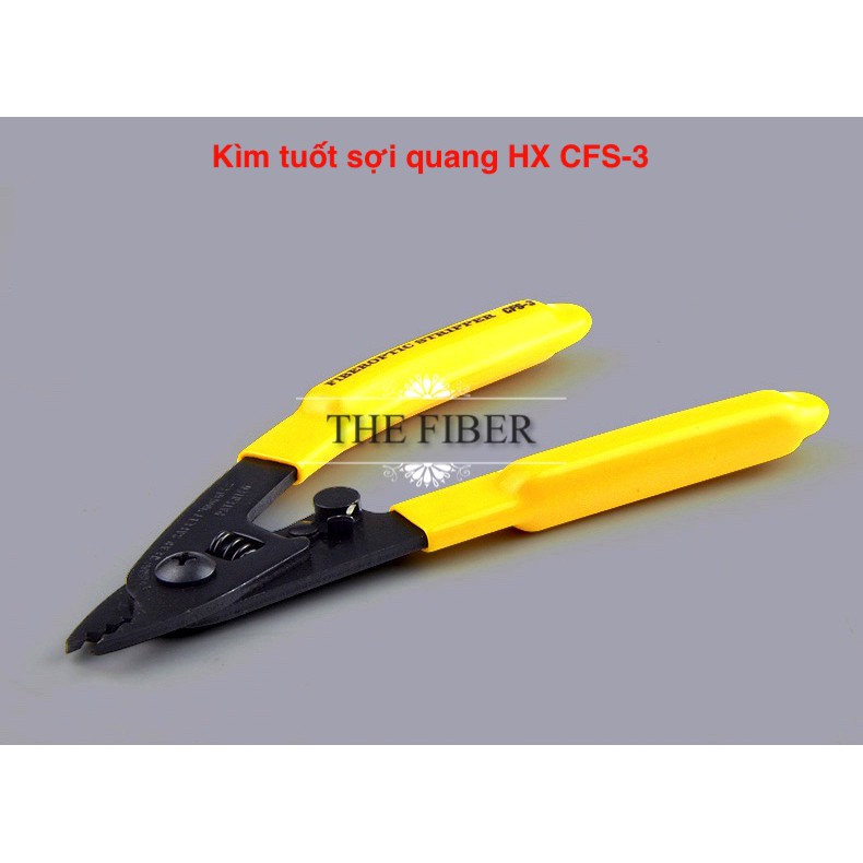 HX CFS-3 คีมปอกสายไฟไฟเบอร์ออปติก (แบบ 3 รู 250um / 900um / 2.0-3.0mm)