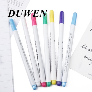 DUWEN ปากกาเขียนผ้า ปากกาเมจิก ลบได้ หมึกละลายน้ำ และแบบระเหยเอง