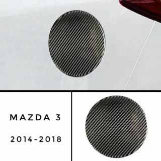 ครอบฝาถังน้ำมันเคฟล่าแท้ Mazda 3​ 2014-2018.