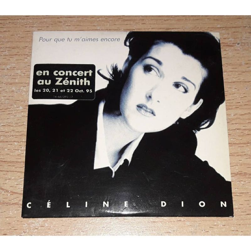 Celine Dion ซีดี CD Single Pour Que Tu M' Aimes Encore