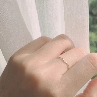 Winterwinter Jewelry Silver925 : **ขายดี** เครื่องประดับเงินแท้ แหวนเงินแท้ แหวนคลื่นระยิบระยับ