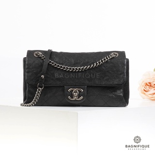 CHANEL EASY 10 BLACK CAVAIR RHW