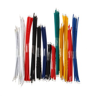 SEL♥130 Pcs 13 Value 24AWG Breadboard Jumper Cable Wire  Double Tinned Colorful