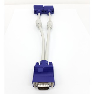 สาย Y VGA Splitter cable 1ออก2 จอ