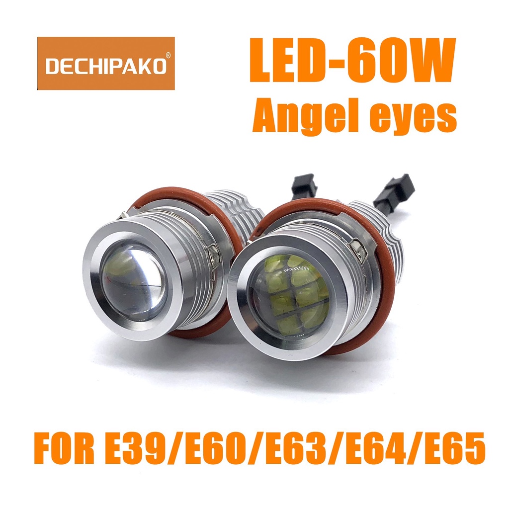 [Paco] LED BMW Angel Eyes เหมาะสําหรับ X3 X5 E39 E60 E64 E65 120W Highlight CREE BMW แหล่งกําเนิดแสง