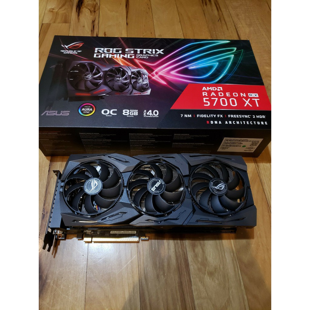 ASUS ROG Strix Gaming Radeon RX 5700 XT OC 8GB GDDR6 Graphics Card ...
