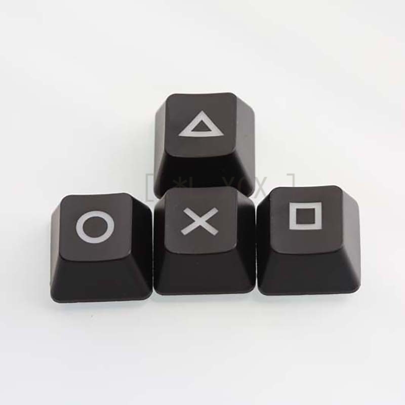 คีย์เเคป ปุ่มกดลูกศร วัสดุ abs สีแดง สีดำ 4 ชิ้น KEYCAPS ปุ่มกด  for Keyboard Keycap Mechanical ENTE