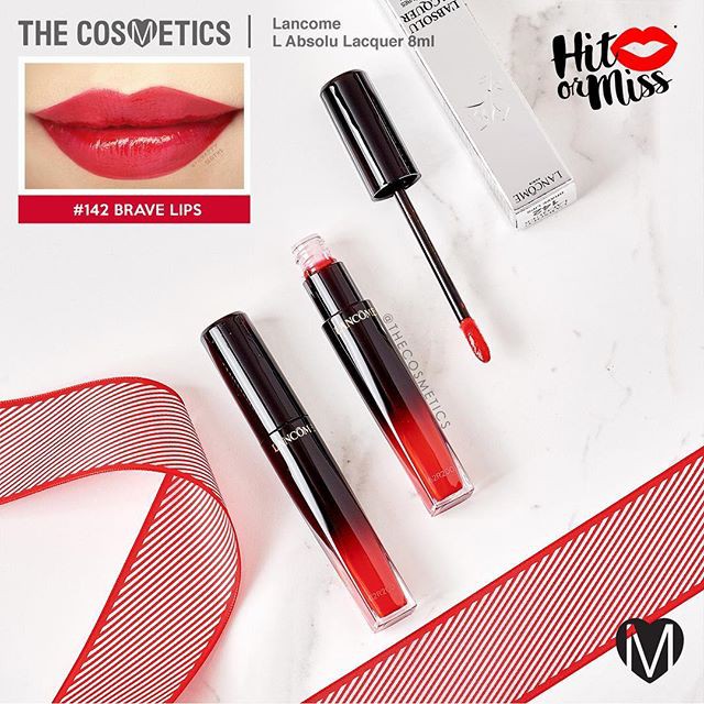 LANCOME L'Absolu Lacquer 8mL 142 BRAVE LIP