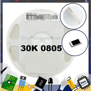 30K Ohm 0805 ±5% 125 mW ±100ppm/°C WR08X303JT WALSIN 1-A1-32 (ขายยกแพ็ค 1 แพ็ค มี 100 ชิ้น)