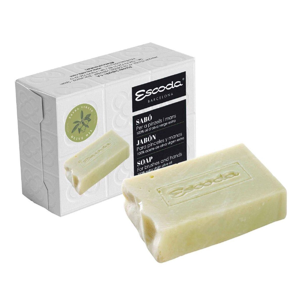 Escoda Olive Oil Brush Soap (CB1000100) / สบู่สำหรับทำความสะอาดพู่กัน แบรนด์ Escoda จากประเทศสเปน
