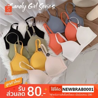 [ส่งจากไทย] 𝑩𝒓𝒂𝑩𝒓𝒂𝑩𝒓𝒂 #bra-117 บราถนอมทรง ไม่มีโครง ใสสบาย