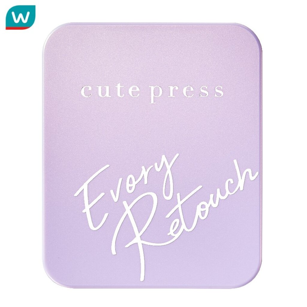 Cute Press คิวท์เพรส อิเวอรี่ รีทัช ออยล์ คอนโทรล ฟาวเดชั่น พาวเดอร์ SPF30 PA+++ 12ก. #N2