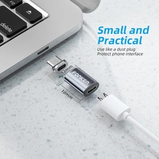 Fonken อะแดปเตอร์แปลงสายชาร์จแม่เหล็ก Type C Micro Usb