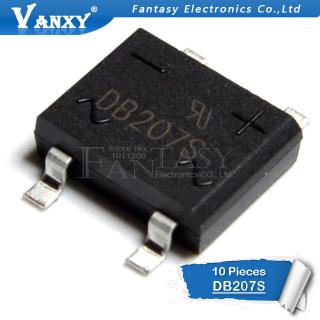 10 ชิ้น DB207S SOP4 DB207 SOP SMD ใหม่และเป็นต้นฉบับ IC