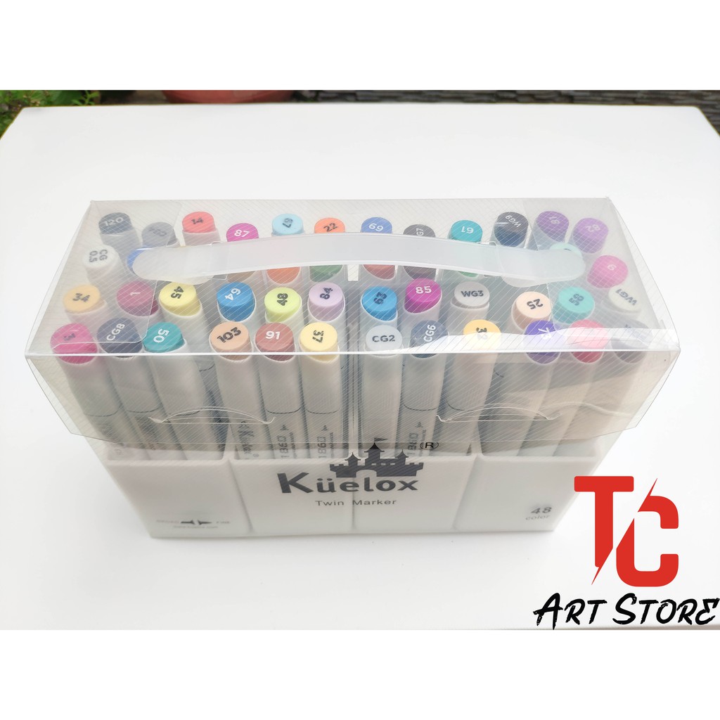 [TC Art Store] ชุดมาร์กเกอร์ Kuelox 24/ 36/ 48/ 60/ 72 สี
