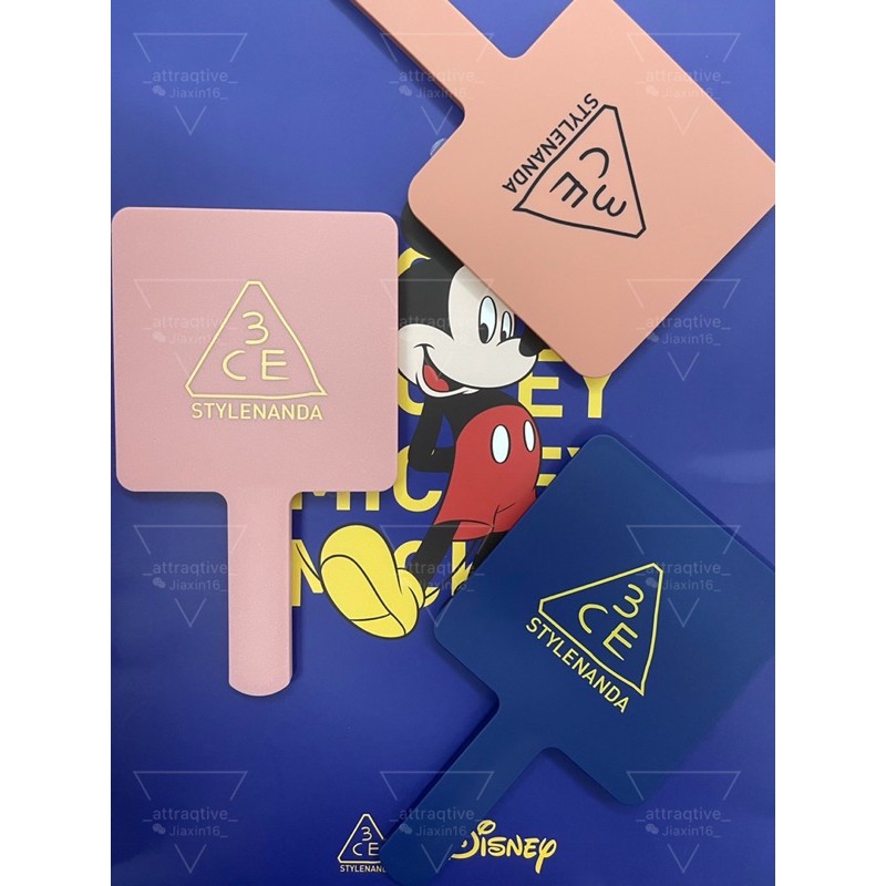 3CE กระจกมือ // 3ce Mickey Mirror/Pave/ 3ce Clear Layer//3CE 手镜 Normal & Limited Edition Series ️