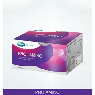 Mega We Care Pro Amino เมก้า วีแคร์ โปร อะมิโน 10 ซอง ช่วยเสริมการสร้างโกรทฮอร์โมน ช่วยเสริมความสูง/Y2026