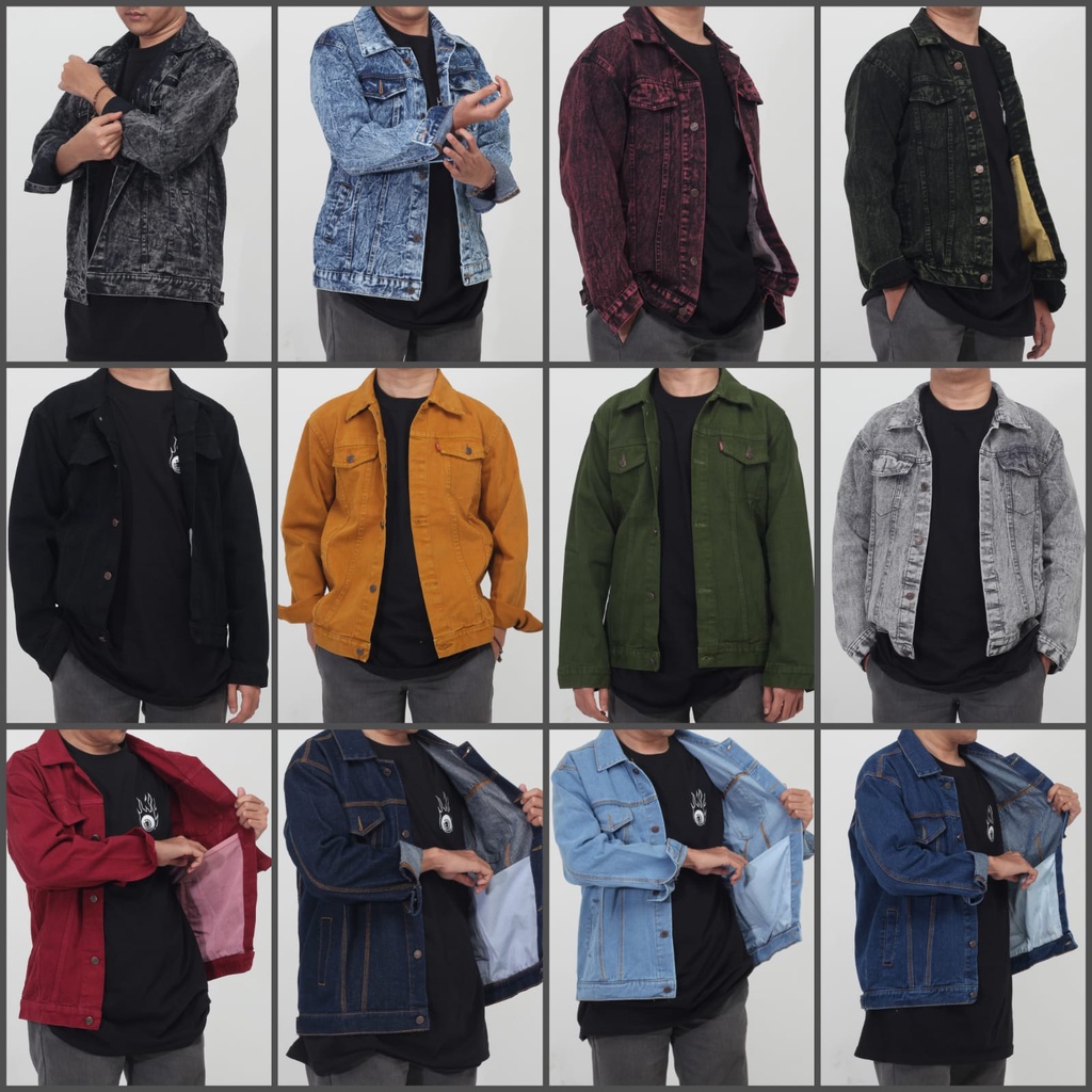 Sandwas JEANS JACKET / JEANS JACKET / MEN& 39;S SANDWASH / JACKET CAN