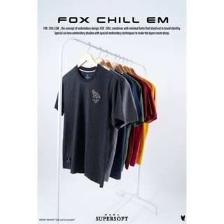 Memo By Hashtag เสื้อยืดแขนสั้น ทรงผู้ชาย รุ่น FOXCHILL EM สินค้าลิขสิทธิ์แท้