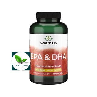 Swanson EFAs EcOmega EPA/DHA Fish Oil / 120 Sgels