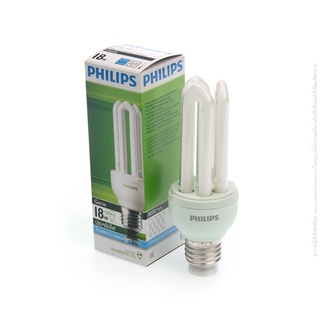 หลอดจีนี่ 18W E27 PHILIPS [หลอดประหยัดไฟ]