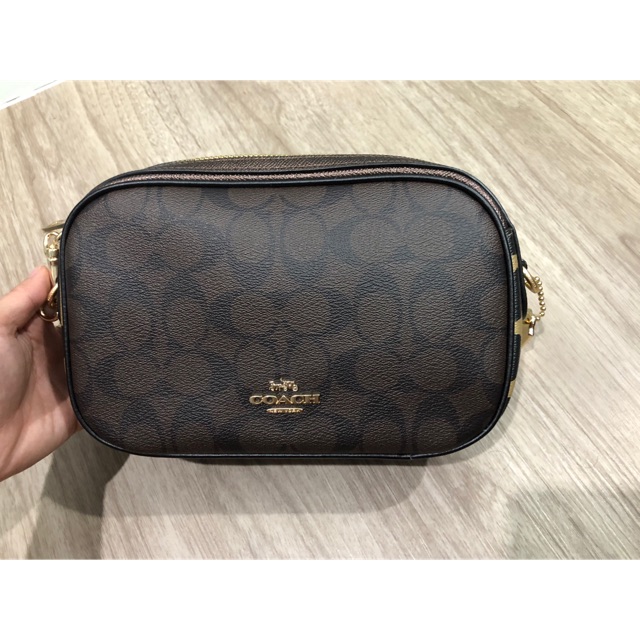 New coach limited ลายเสือ crossbody แท้